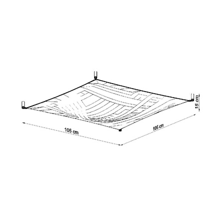 Lampa Sufitowa Oprawa Natynkowa 4x G13 Plafon Prostokątna Biała Minimalistyczna Luna Sollux