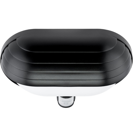 Lampa Ogrodowa Kinkiet Elewacyjny FRODA E27 IP44 z Czujnikiem PIR Czarna