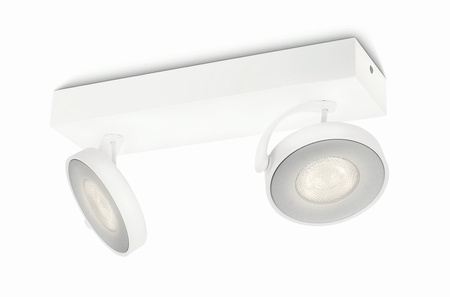 Lampa Sufitowa Reflektor LED 9W 1000lm 2700K Biała Clockwork Philips