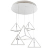 Lampa Wisząca Sufitowa Żyrandol 5x Trójkąty 80W 120cm - GOLDLUX (Polux)