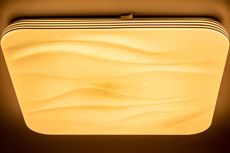 Plafon LED sufitowy łazienkowy 72W 3000-6500K Biały Kwadratowy Diament 43cm + Pilot