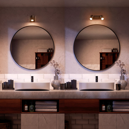 Lampa Sufitowa Reflektor 3x GU10 IP44 Czarna Kosipo Philips