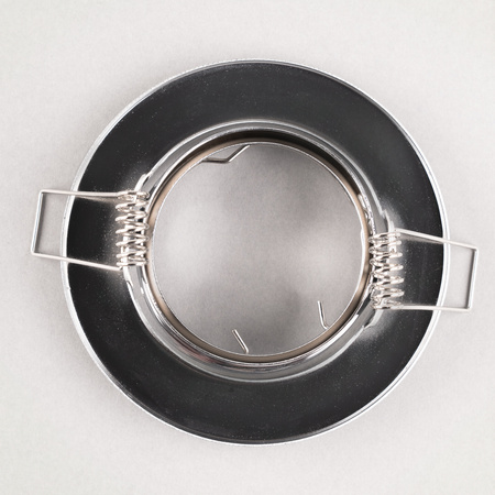 Oprawa HALOGENOWA Podtynkowa Ruchoma Okrągła AURELI Chrom Blacha MR16 GU10