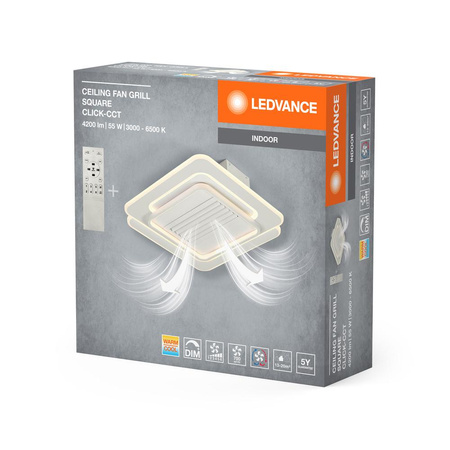 Plafon LED Lampa Sufitowa Natynkowa 55W 3100lm 3000K - 6500K CCT Ściemnialna Biały 55.5cm Ceiling Ledvance