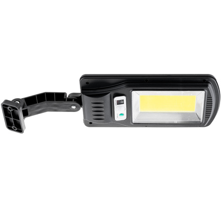 Lampa Uliczna Solarna LED Parkingowa 5W 250lm 6500K IP65 Czujnik ruchu + Uchwyt + Pilot