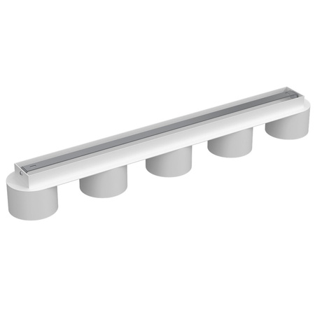 Lampa Sufitowa DIXIE Biała 5xGX53 Milagro