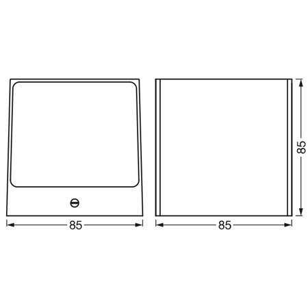 Inteligentny kinkiet elewacyjny LEDVANCE WIFI SMART+ BRICK WALL SILVER GREY 14W 550 lm LEDVANCE