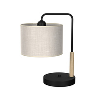 Lampa Stołowa ATLANTA 1xE27 Biurkowa Nocna Milagro