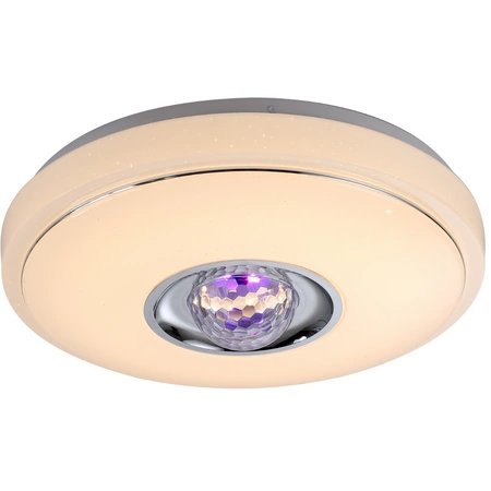 Plafon LED Lampa Sufitowa Natynkowa 18W RGB + Ciepła MAGIC DISCO 38cm + Pilot