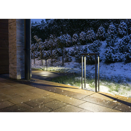 Lampa Solarna Ogrodowa Słupek Zewnętrzny Stojący ARMA 2W 4000K IP65 50cm Czujnik Ruchu SU-MA