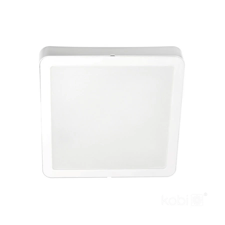 Plafon LED Sufitowy Natynkowy 18W 1800lm 4000K Neutralny 120° Biały IP40 IK03 Sigaro Kobi