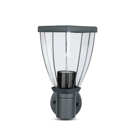 Lampa Ogrodowa Oprawa Elewacyjna Kinkiet E27 Czarny Mat VT-835 V-TAC