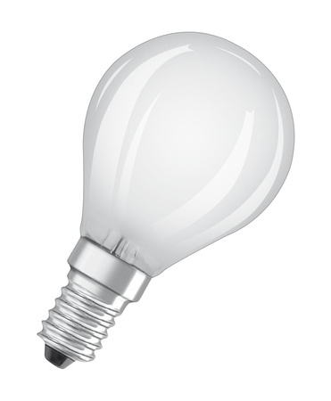 Żarówka LED P45 Kulka E14 4W = 40W 470lm 6500K Zimna 300° Retrofit Filament CLASSIC Osram