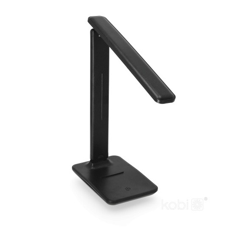Lampka Biurkowa Stołowa LED 7W 460lm CCT 120° Czarna Noblite Kobi