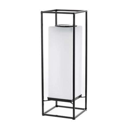 Lampa Solarna LED Zewnętrzna Ogrodowa Stojąca Latarenka 3000K IP44 38cm Czujnik Zmierzchu