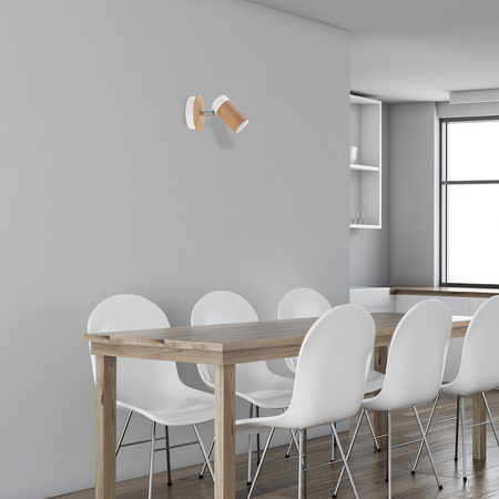 Lampa Ścienna Kinkiet BARON Biała 1xGU10 Milagro