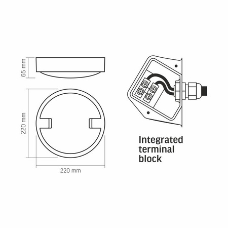 Lampa LED Oprawa Natynkowa Kanałowa 18W 1900lm 5000K Zimna Szara Videx