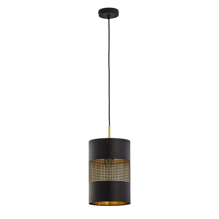 Lampa Wisząca Sufitowa BOGART BLACK Zwis Czarno-Złota Nowoczesna E27 3214 TK Lighting