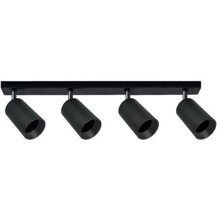 Lampa Listwa Oprawa Sufitowo-Ścienna LED 4 x GU10 MARIBEL Czarny GOLDLUX (Polux)