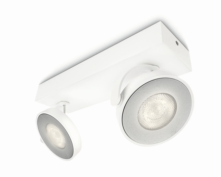 Lampa Sufitowa Reflektor LED 9W 1000lm 2700K Biała Clockwork Philips