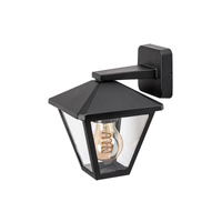 Lampa Ogrodowa Zewnętrzna Kinkiet Elewacyjny LED E27 IP44 Czarny Klasyczny Paravento Rabalux