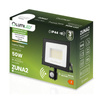 Naświetlacz LED ZUNA2 50W 4500lm 4000K IP44 Czarny Czujnik Ruchu LUMILED