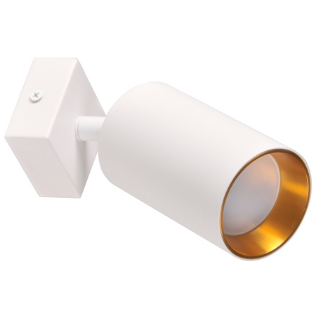 Kinkiet Reflektor Oprawa Ścienno-Sufitowa LED 1 x GU10 MARIBEL Biały GOLDLUX (Polux)