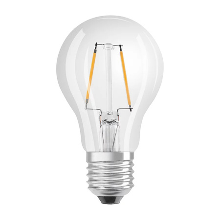 Żarówka LED E27 A60 2W = 25W 250lm 2700K Ciepła 320° Filament Ściemnialna OSRAM SUPERSTAR