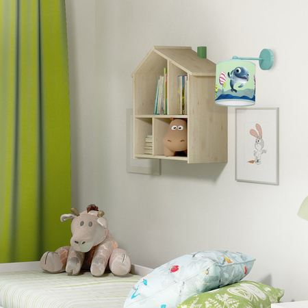 Lampa Ścienna Kinkiet DELFINKA FINKA MiniMini 1xE27 Milagro