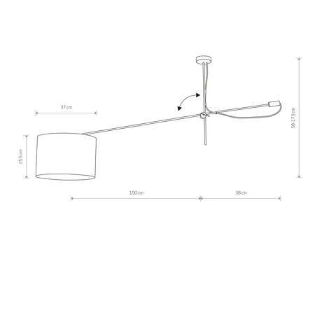 Lampa Sufitowa E27 Biała Nowoczesna VIPER 6640 Nowodvorski