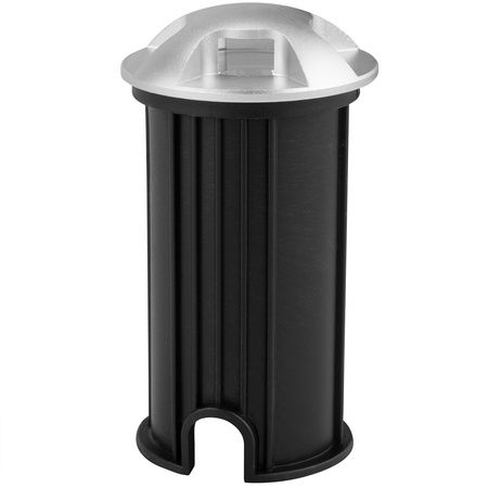 Oprawa Najazdowa Lampa Dogruntowa Schodowa LED IP44 Srebrna LUMILED