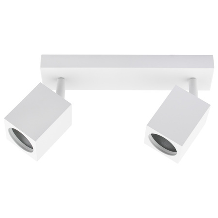 Lampa Sufitowa Ścienna Reflektor 2xGU10 QUANTUS Biała