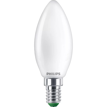 Żarówka LED E14 Świeczka B35 2.3W = 40W 485lm 210lm/W 2700K Ciepła 300° KLASA A UltraEfficient Philips