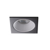 Oprawa sufitowa podtynkowa GLOZO DSL GU10/GU5.3 Kwadratowa Czarno-Biała KANLUX