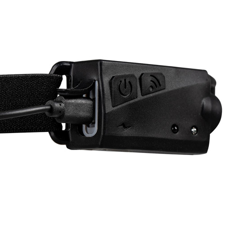 Latarka Czołowa LED Akumulatorowa COB+XPE 350lm IPX4 z Czujnikiem Ruchu 5 Trybów VAYOX