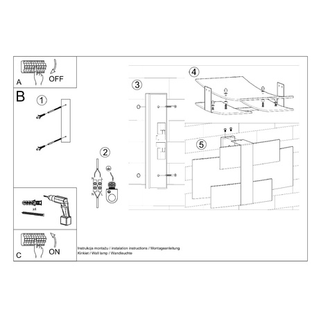 Lampa Ścienna Kinkiet 2x G9 Prostokątna Chrom Biała Nowoczesna Celia Sollux