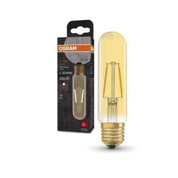 Żarówka LED Dekoracyjna Tubularna E27 2.5W = 20W 200lm 2000K Ciepła 300° Vintage 1906 Osram
