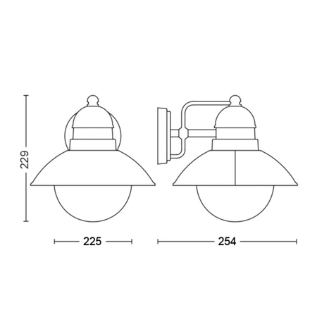 Kinkiet Ogrodowy Lampa Elewacyjna Zewnętrzna LATARNIA E27 IP44 Rdzawa Damascus Philips