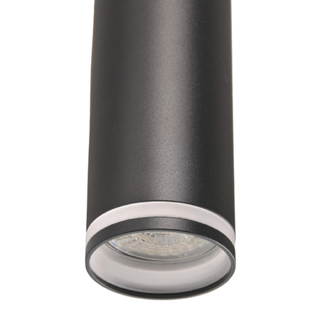 Zestaw Szynowy Szynoprzewód Szyna Listwa 1-Fazowa + 3x Reflektor GU10 Czarna PARIS Sanico Goldlux