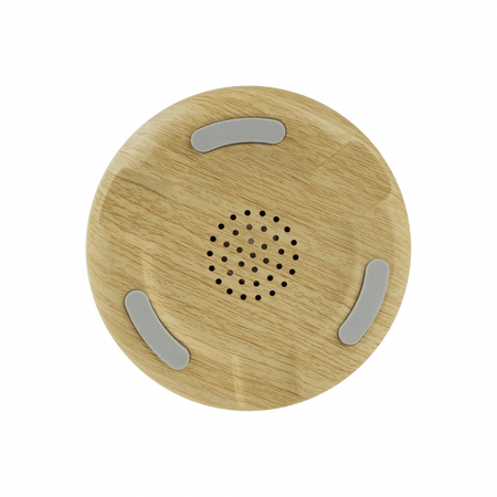 Lampka Nocna Dziecięca LED 2.7W 3000K Ciepła + Wielokolorowa RGB USB Akumulatorowa 1200mAh Biała z Głośnikiem Bluetooth TUKAN MARY'S