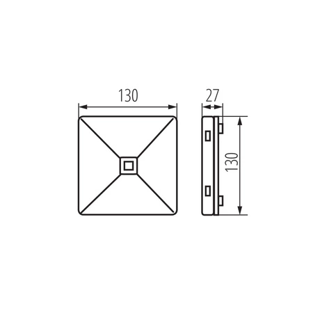 Lampa Znak Awaryjny LED 4.5W = 6.7W 615lm 5000K Zimny Natynkowa Biała ONTEC Kanlux