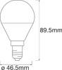 Żarówka LED E14 Kulka 4.9W = 40W 470lm CCT Ściemnialna SMART+ WiFi Mini Bulb Ledvance