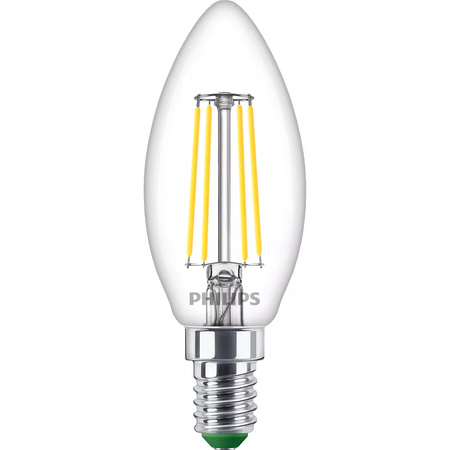 Żarówka LED E14 Świeczka B35 2.3W = 40W 485lm 210lm/W 4000K Neutralna 300° KLASA A UltraEfficient Philips