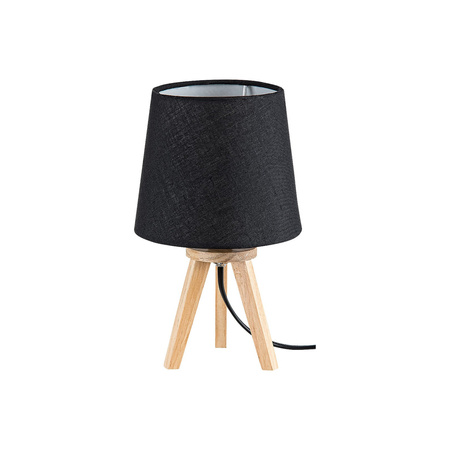 Lampa Stołowa Biurkowa Nocna E14 Brązowy Skandynawski Lychee Rabalux