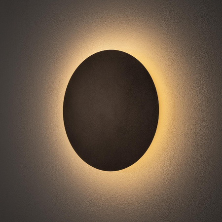 Kinkiet Ścienny Lampa Natynkowa LED 10W 130lm 3000K Ciepła Brązowa Nowoczesna RING LED M 10352 Nowodvorski