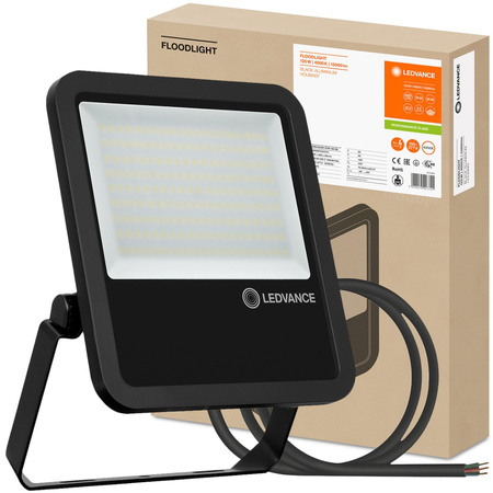 Naświetlacz LED Reflektor Zewnętrzny Lampa 125W 15000lm 4000K IP65 Czarny Floodlight Ledvance