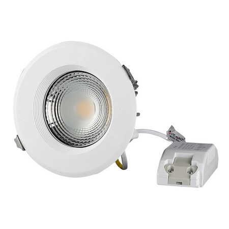 Oprawa LED Podtynkowa Spot 10W 6000K Stała COB VT-26101 V-TAC