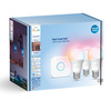 3x Żarówka LED E27 A60 8W = 60W 806lm 2200-6500K CCT + RGB SMART Inteligentna Bluetooth ZigBee White and Color Ambiance + Mostek Bridge Zestaw Startowy Philips HUE