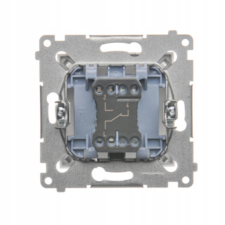 Włącznik Światła Pojedynczy Schodowy Wyłącznik Jednobiegunowy Premium Biały DW6A.01/11 KONTAKT SIMON