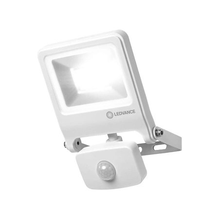 Naświetlacz LED Reflektor Zewnętrzny Lampa 20W 1700lm 3000K IP44 Biały Z Czujnikiem Ruchu i Zmierzchu Endura Ledvance